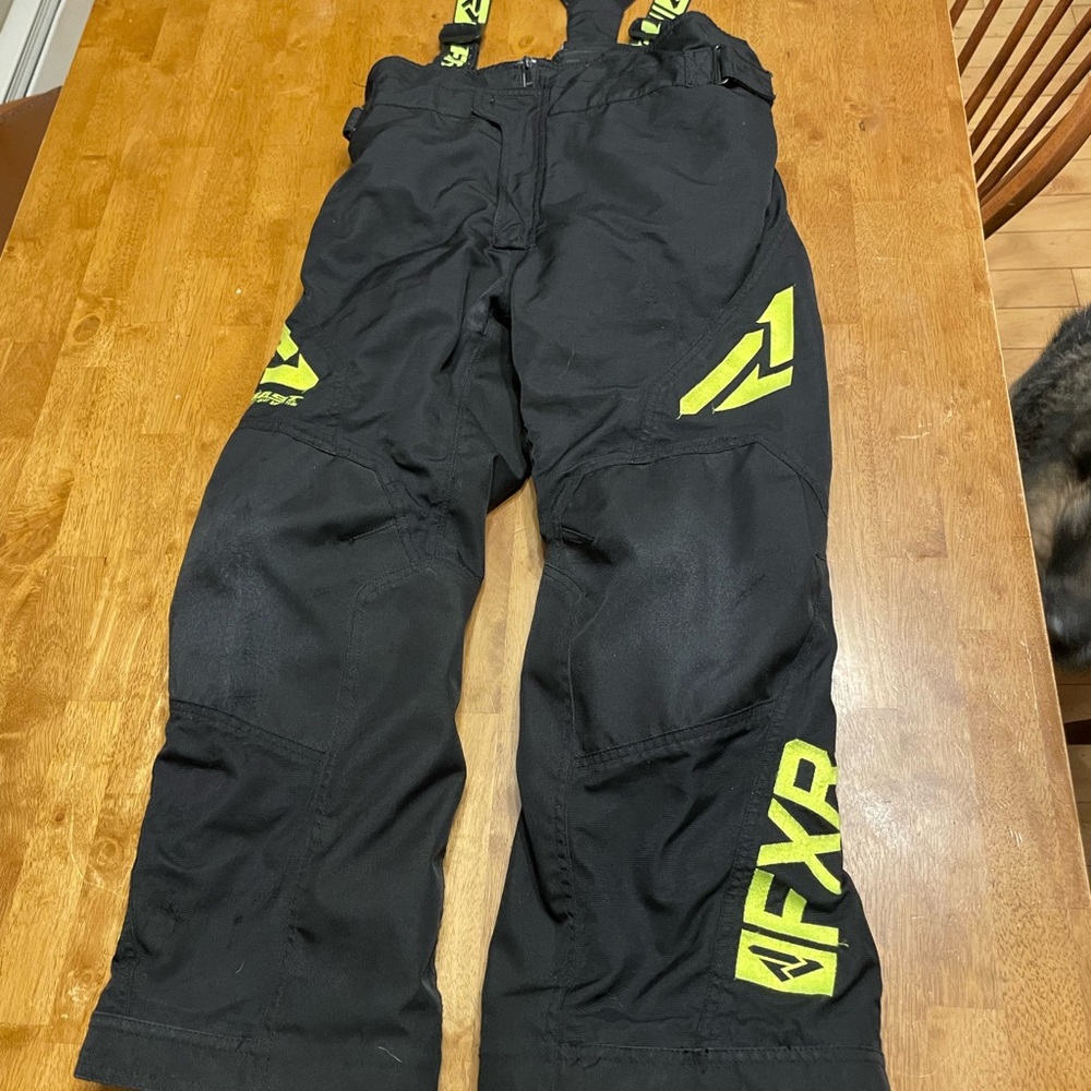 size 12 high-viz jacket & ski pant